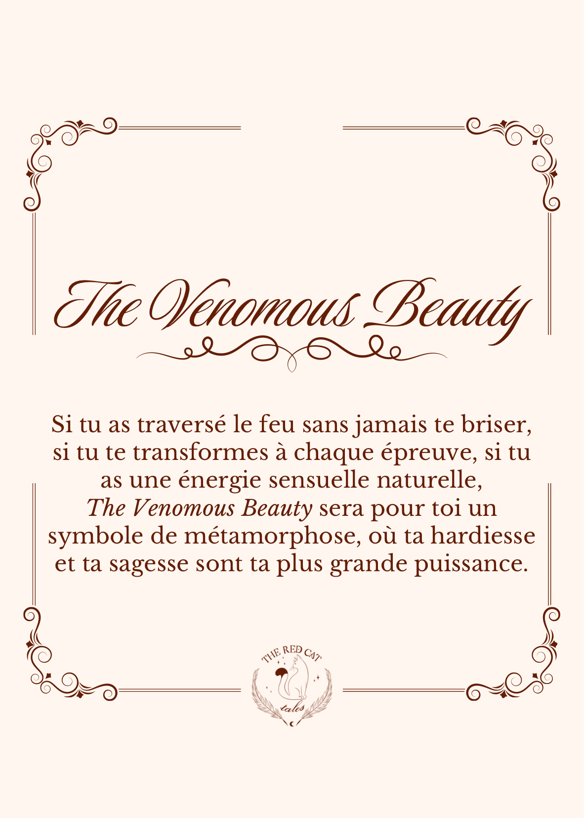 The Venomous Beauty