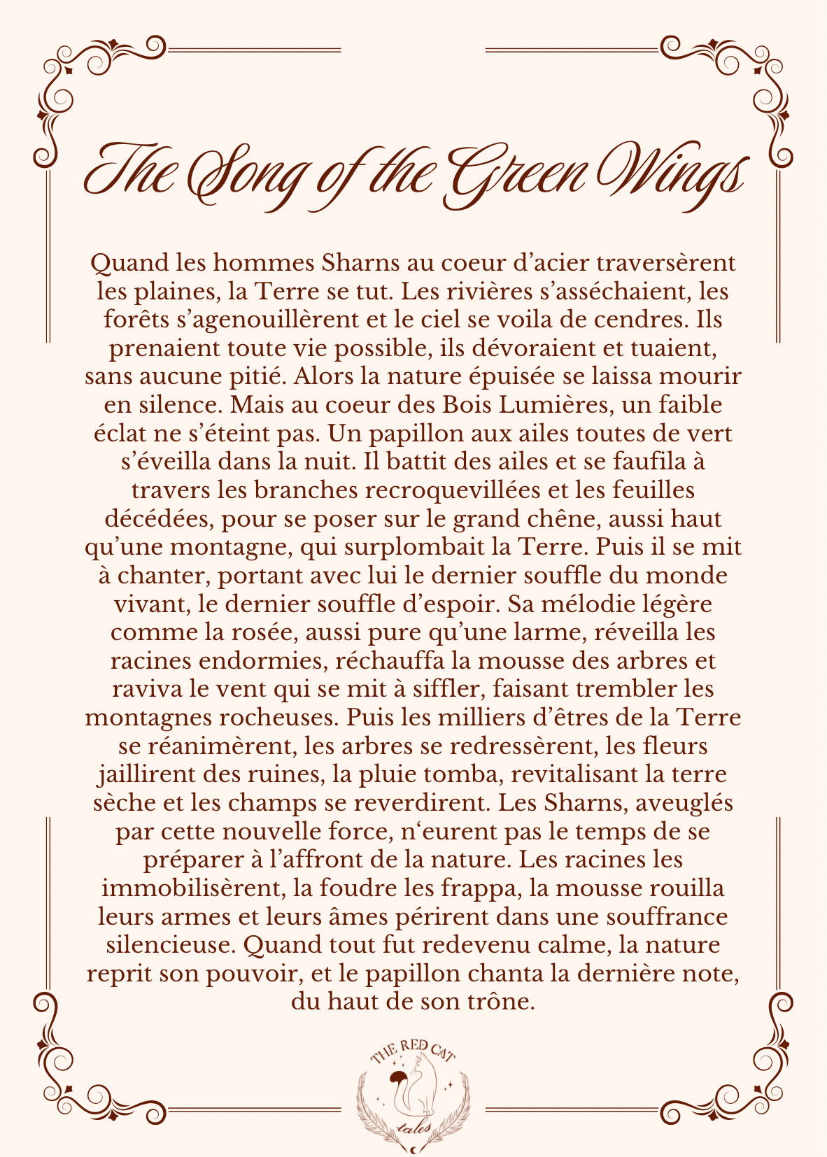 The Song of the Green Wings