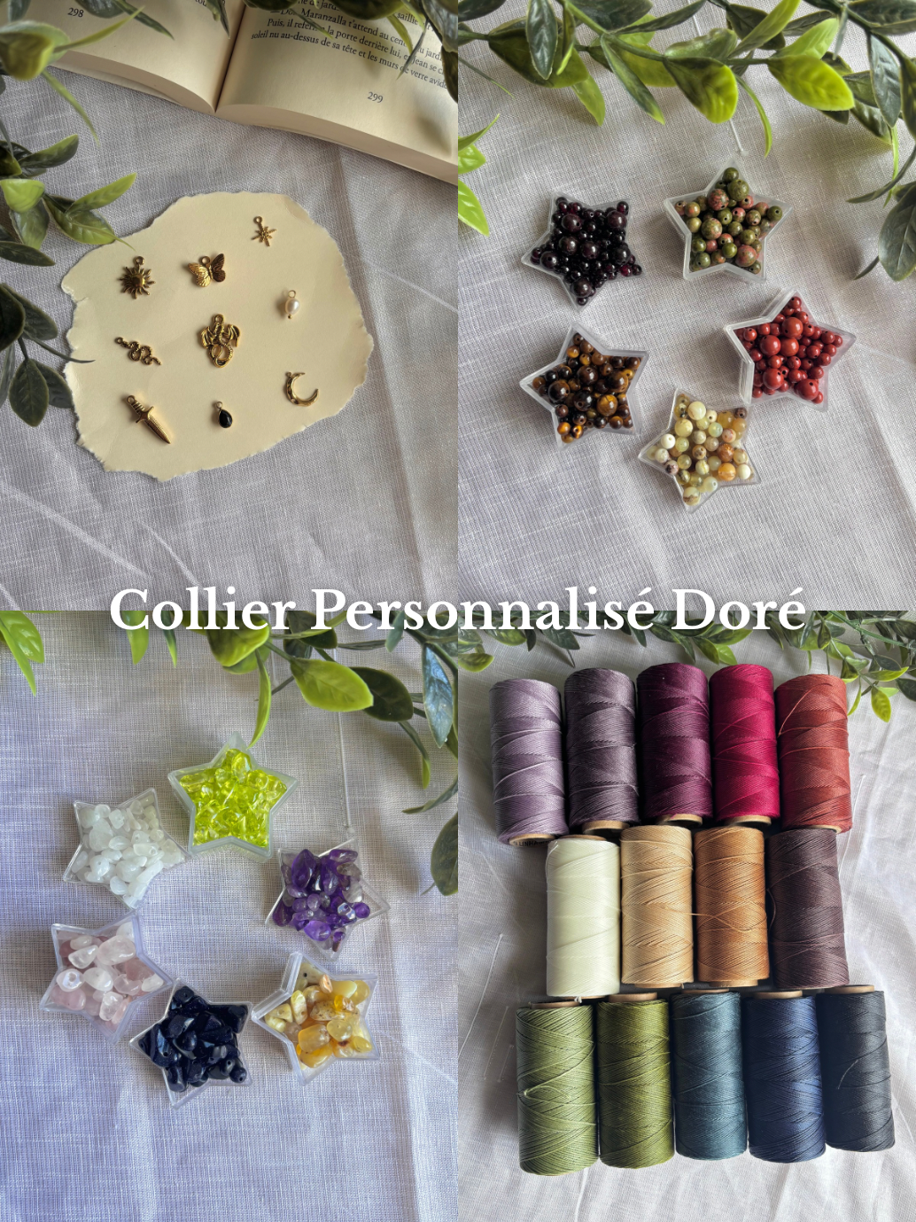 Collier Personnalisé Doré