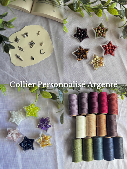Collier Personnalisé Argenté